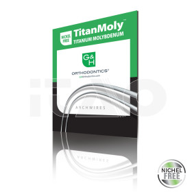 Archi Titanmoly linguali Large universali .0175'x.0175' 5pz.