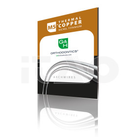 Archi M5 Thermal Copper NiTi linguali Large preformati...