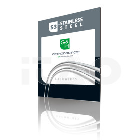 Archi acciaio S304  linguali universali .016x022 5pz.