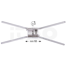 Vite disgiuntore 10 mm 1 pz.