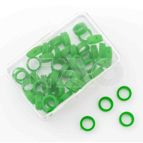 Anelli codificatori Verdi Large 50pz.