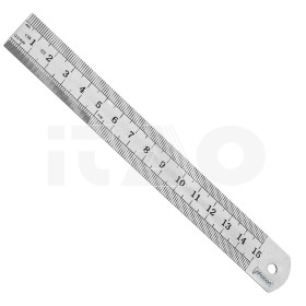 Righello in acciaio inox 150 mm 1 pz.