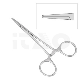 Pinza Mosquito con scanalatura 120 mm 1 pz.