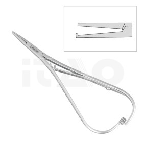Pinza tipo Mathieu con dentino 140 mm 1 pz.