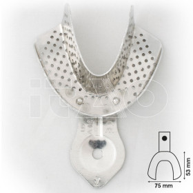 Porta impronta forata alluminio mis 4-L inf.1pz