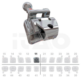 Brackets DB Roth SLI .022" UR1 5 pz.