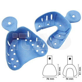 Portaimpronte U/L 1 coppia Extra Large blu 2pz