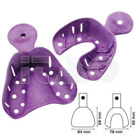 Portaimpronte U/L 1 coppia XX Large viola 2pz