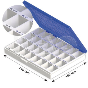 Dispenser Bande inf.Universali c/coperchio 1pz.
