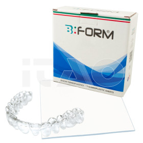 Splint foglio quadro diam. 125x125mm (.032 - 0,8mm) 25pz