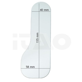 Specchio per foto in Titanium (linea plus) linguale 1 pz.