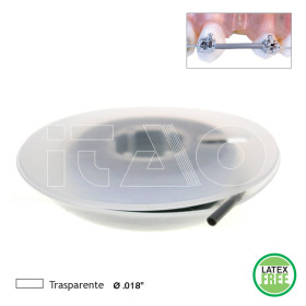 Tubo di protezione per archi .018" trasparente 3mt.