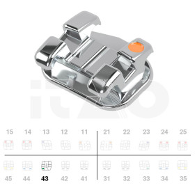 Brackets DB miniPrevail Roth .022" LR3 10pz.