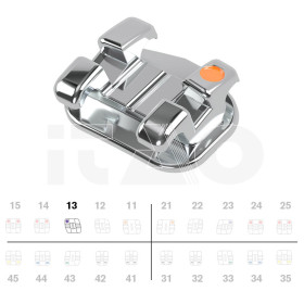 Brackets DB miniPrevail Roth .022" UR3 10pz.