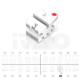 Brackets DB Prism Roth .018" LL3 c/g 5pz.