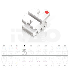 Brackets DB Prism Roth .022" UR2 5pz.