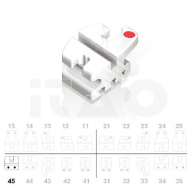 Brackets DB Prism MBT .022"...