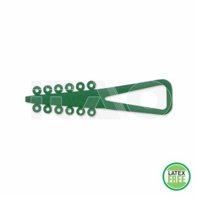 Legature Elastiche Bambino-Ties Ø .120" verde smeraldo...