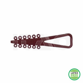 Legature Elastiche Bambino-Ties Ø .120" bordeaux 1008pz.