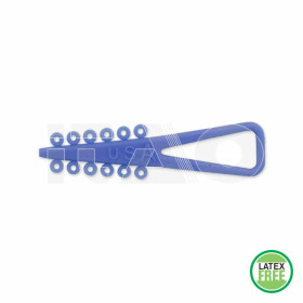 Legature Elastiche Bambino-Ties Ø .120" blu perla  1008pz.