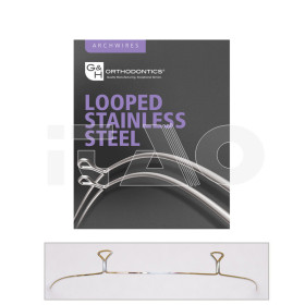 Archi SS TFI keyhole 2 LOOP .017x.025 - 36mm. 10pz.