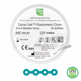 Catenelle elast. Dyna-Link .026' turchesi lunghe  4,5mt.