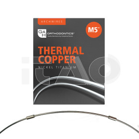 Archi M5 Thermal Copper NiTi TFI sup. .020x.020 c/stop 25pz.