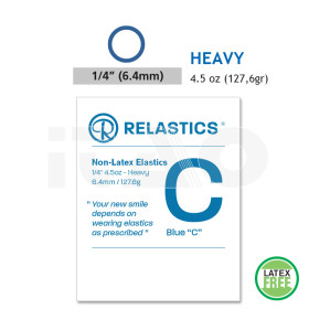 Elastici intraorali Relastics SENZA LATTICE 1/4 (6.4mm)...
