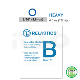 Elastici intraorali Relastics SENZA LATTICE 3/16 (4.8mm)...