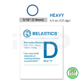 Elastici intraorali Relastics SENZA LATTICE 5/16 (7.9mm)...