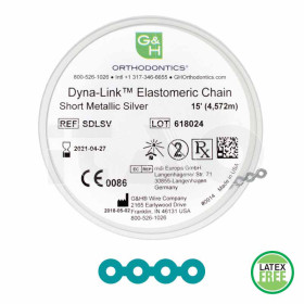 Catenelle elast. Dyna-Link .026' turchesi corte  4,5mt.