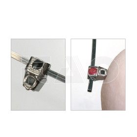 Tubi incrociati verticali .019"x.025" cf 20pz