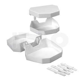 Zoccolatori plastica piccoli sup/inf 10 coppie assemblate