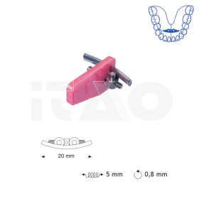 Viti ad arco per mandibola 20 mm 1 pz.