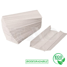 Asciugamani a C carta riciclata biodegradabili 3000 pz.