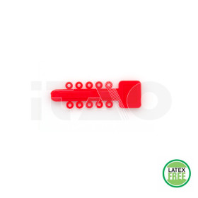 Legature Elastiche Ligatures Ø .115" rosso brillante...