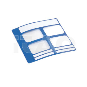 Schede portaradiografie 4 latre 3x4 cm 50 pz.