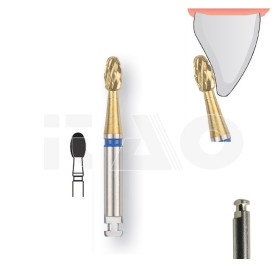 Frese Tungsteno Nitruro di Titanio rimuovi adesivo ovale...