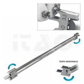 Altimetro per brackets orientabile 3,5 / 4 / 4,5 / 5 mm 1pz.