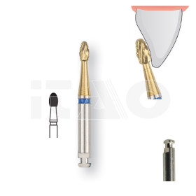 Frese Tungsteno Nitruro di Titanio rimuovi adesivo ovale...