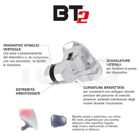 BT2 - Correttore morso profondo 10 pz.