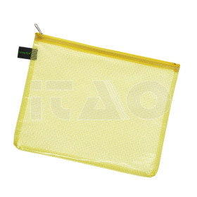 Busta contenitore EVA PVC-free Giallo trasp. 25,4x20cm 1pz.