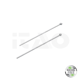 Ganci a palla Noninium .032" (0,8 mm) cf.100pz