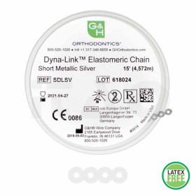 Catenelle elast. Dyna-Link .026' trasparenti chiuse  4,5mt.