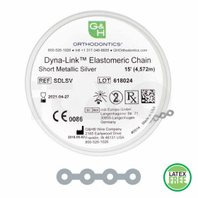 Catenelle elast. Dyna-Link .026' argento lunghe  4,5mt.