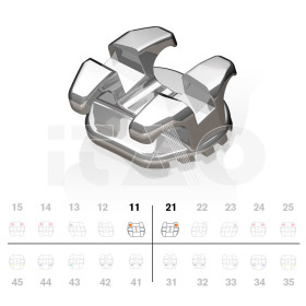 Brackets DB Comfort Zone Edgewise .022" U1 5pz.