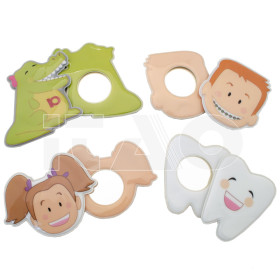 Specchietti divertenti gadget odontoiatrico 12 pz.