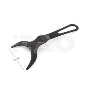 Retrattore a forchetta Acciaio Nero Coated per foto...