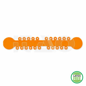 Legature Elastiche Versa-Tie Ø .120" arancio fluor.  1012pz.